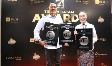 Amsakar dan Li Claudia Raih Penghargaan di Tribun Batam Awards 2025