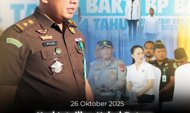 Kasi Intel Kejari Batam Hadiri Upacara Hari Bhakti BP Batam ke-54
