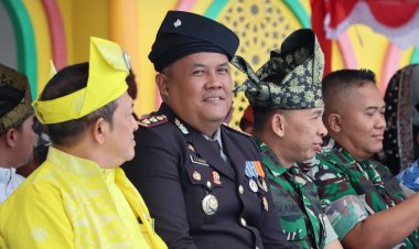 Kapolres Lingga Hadiri Upacara Peringatan Hari Sumpah Pemuda ke-97, Pastikan Keamanan Berjalan Kondusif