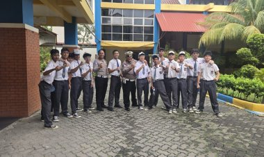 Satlantas Polresta Barelang Sosialisasikan Kamseltibcarlantas di SMA Yos Sudarso, Cegah Pelanggaran dan Kecelakaan Sejak Usia Dini