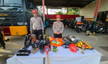 Antisipasi Bencana Alam, Sat Samapta Polresta Barelang Lakukan Pengecekan Kesiapan Personel dan Peralatan SAR Terbatas