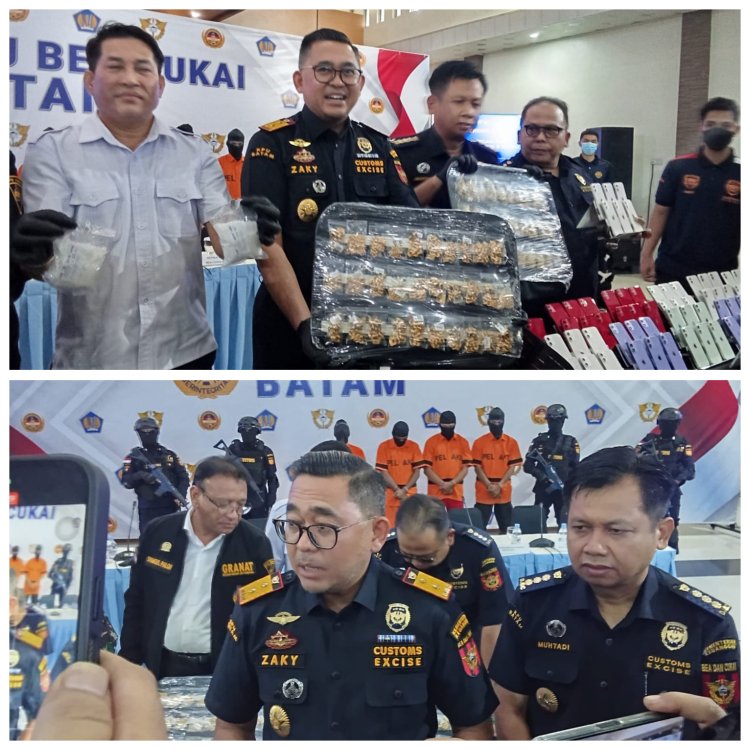 Bea Cukai Batam Gagalkan Penyelundupan Narkoba, Emas, dan Ratusan iPhone Bekas