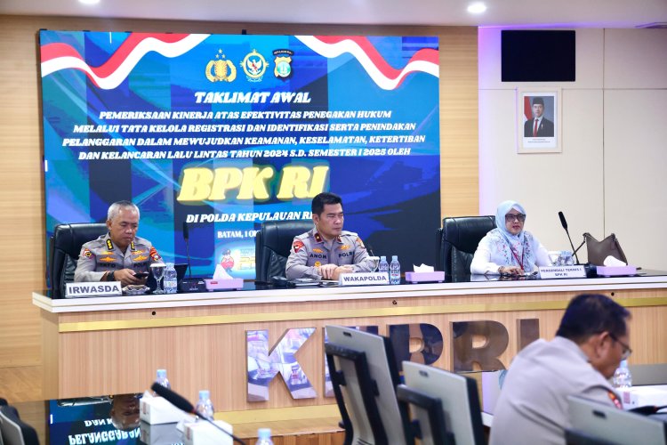 Polda Kepri Tegaskan Komitmen Transparansi dalam Pemeriksaan Kamseltibcarlantas oleh BPK RI
