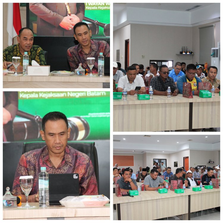 Kejaksaan Negeri Batam Gelar Penerangan Hukum Bersama Koperasi Kelurahan Merah Putih