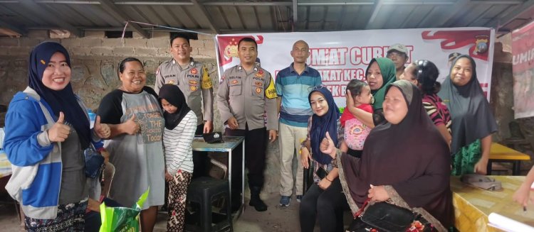 Polsek Batu Ampar Gelar Jumat Curhat Bersama Warga Batu Merah