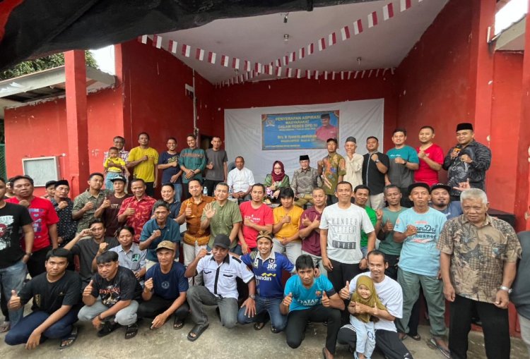 Ismeth Abdullah Serap Aspirasi Warga Puri Agung IV Saat Reses di Sungai Beduk