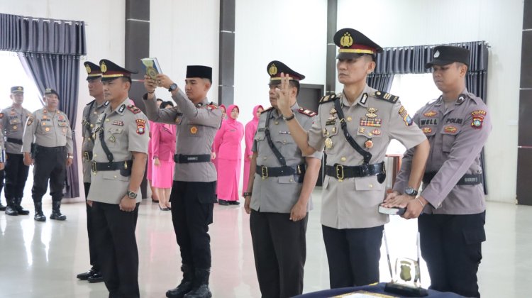 Kapolres Lingga Pimpin Sertijab Kabag REN dan Kabag SDM: Wujud Regenerasi dan Penguatan Kelembagaan Polri