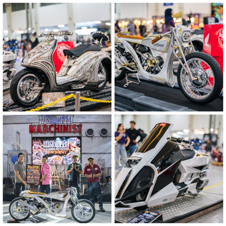 Honda Stylo 160 Antar Modifikator Indonesia ke Ajang Modifikasi Dunia Mooneyes, Jepang