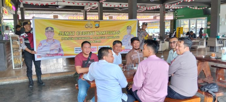Polsek Bengkong Gelar Jumat Curhat, Perkuat Sinergi Kepolisian dan Masyarakat