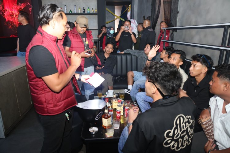 Razia Tempat Hiburan Malam, Polda Kepri Tegaskan Komitmen Berantas Narkoba dan Miras Tanpa Izin