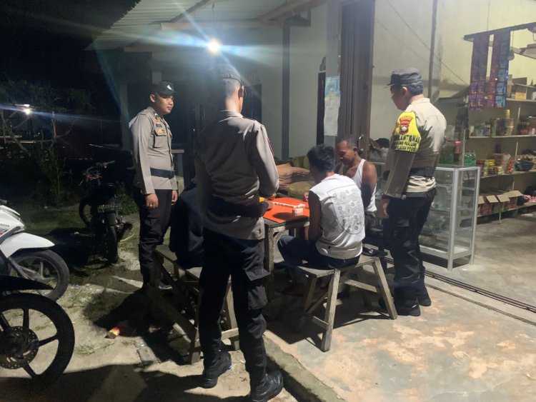 Polres Lingga Gencarkan Patroli Malam Serentak, Wujudkan Lingkungan Aman dan Bebas Gangguan Kamtibmas