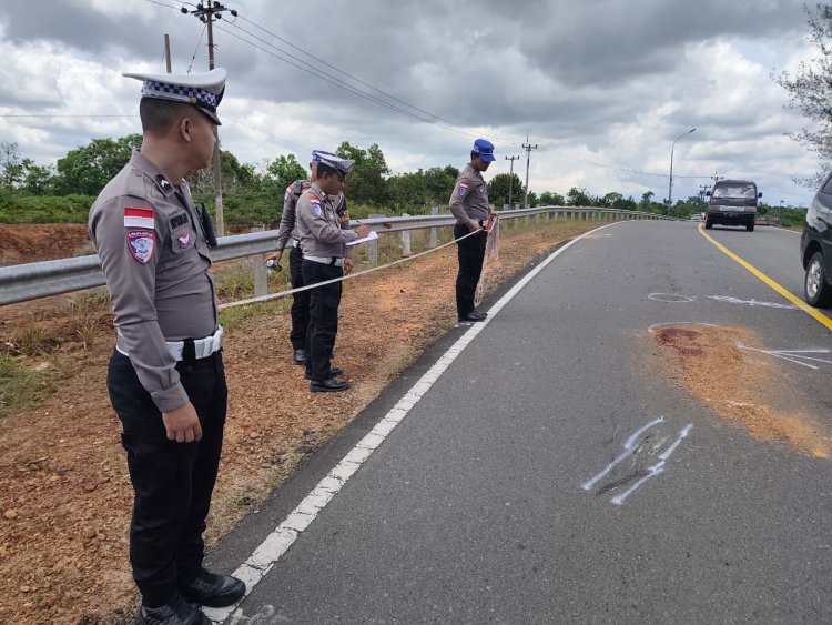 Kecelakaan Maut di Jalan Lintas Barat Bintan, Satu Pengendara Sepeda Motor Tewas di Tempat