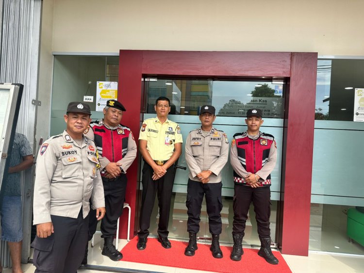 Jaga Kondusivitas Wilayah, Polsek Dabo Singkep Beri Edukasi Satpam Obyek Vital