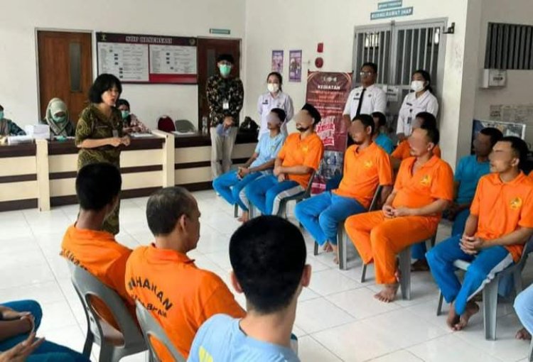 Deteksi Dini Penyakit Menular, Rutan Batam Gelar VCT Mobile Bagi Warga Binaan