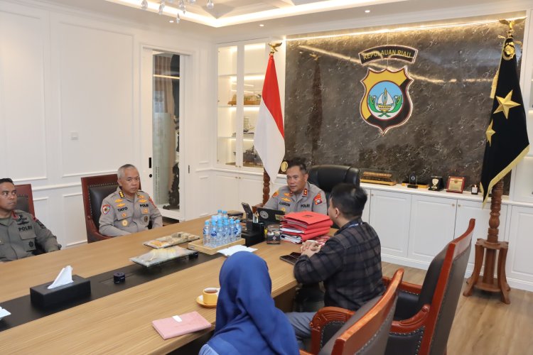 KAPOLDA KEPRI TERIMA KUNJUNGAN SILATURAHMI PT POS INDONESIA, PERKUAT SINERGI UNTUK TINGKATKAN LAYANAN ADMINISTRASI PUBLIK