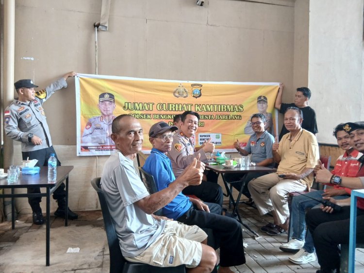 Polsek Bengkong Gelar Jumat Curhat, Warga Sampaikan Aspirasi Soal Patroli Keamanan di Perumahan
