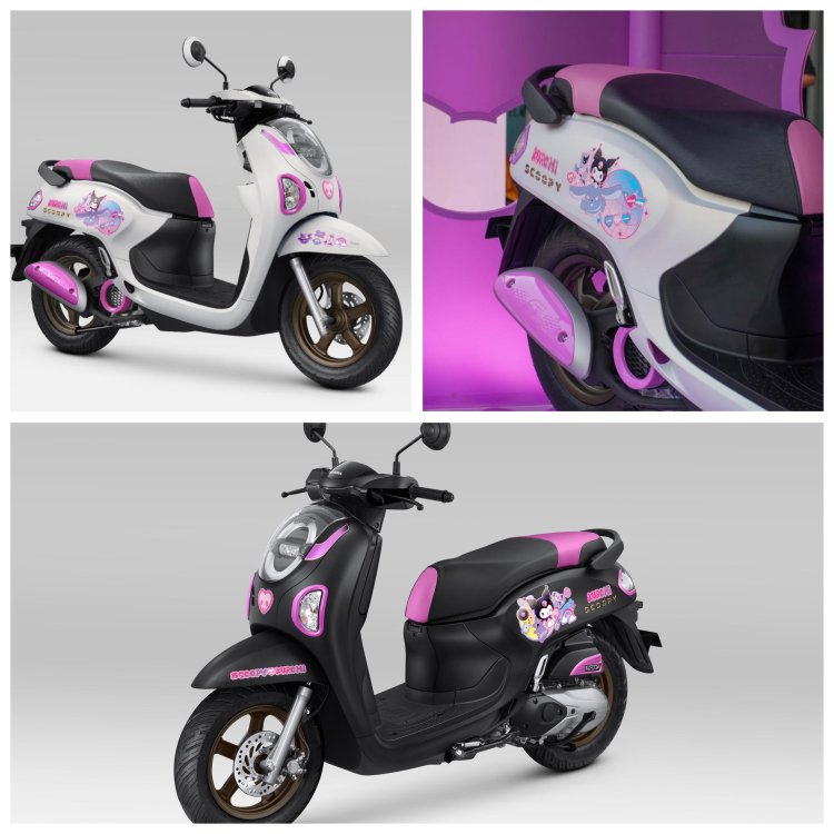 Edisi Terbatas, Honda Scoopy Hadir dengan Desain Karakter Kuromi yang Unik dan Trendi