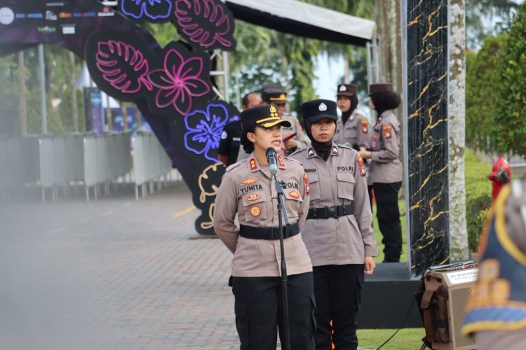 Siap Sukseskan Brave Bintan, Polres Bintan Laksanakan Apel Gelar Pasukan