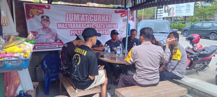 Polsek Batu Ampar Gelar “Minggu Kasih Kamtibmas” Bersama Warga Kampung Seraya