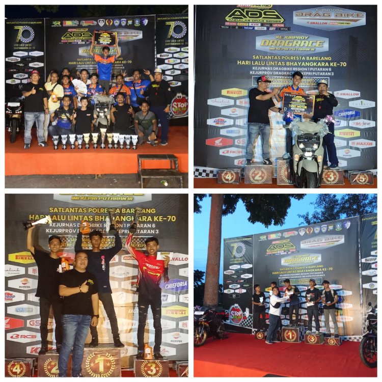 Kejurnas Dragbike dan Kejurprov Dragrace IMI Kepri Sukses Digelar, Batam Siap Jadi Tuan Rumah Grand Final Nasional