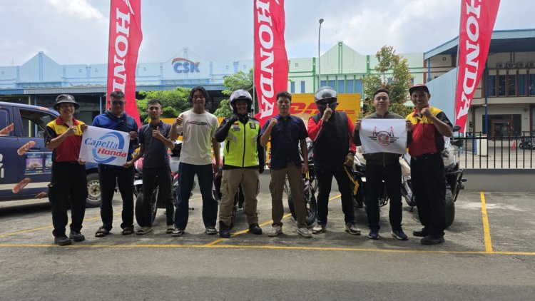 Bikers One Heart Community Kepri Meriahkan Honda Bikers Day Regional Sumatera 2025 di Medan
