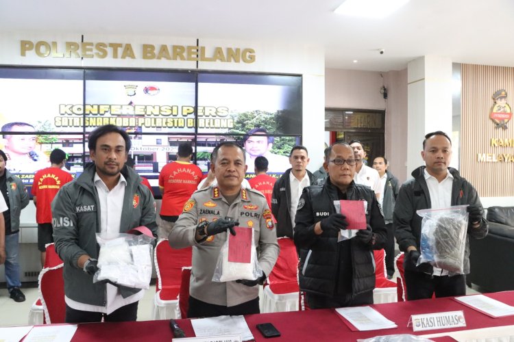 Dua Kasus Narkotika Jenis Sabu dan Ganja Terbesar di Oktober 2025 Berhasil Diungkap Polresta Barelang