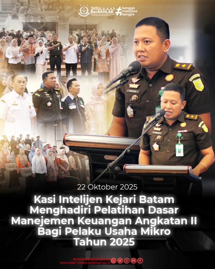 Kasi Intelijen Kejari Batam Hadiri Pelatihan Dasar Manajemen Keuangan untuk Pelaku Usaha Mikro di ITEBA