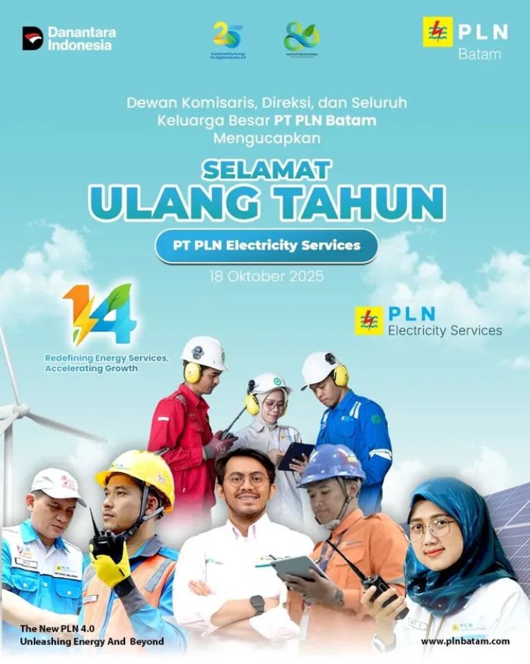 Selamat Ulang Tahun ke-14 PT PLN Electricity Services