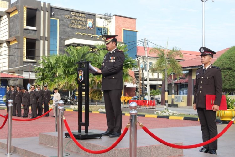 Polres Karimun Gelar Upacara Sumpah Pemuda Ke-97
