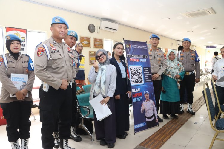 Sosialisasi Inovasi Baru Pengaduan Cepat Berbasis Digital Divpropam Polri oleh Sipropam Polresta Barelang
