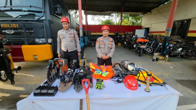 Antisipasi Bencana Alam, Sat Samapta Polresta Barelang Lakukan Pengecekan Kesiapan Personel dan Peralatan SAR Terbatas