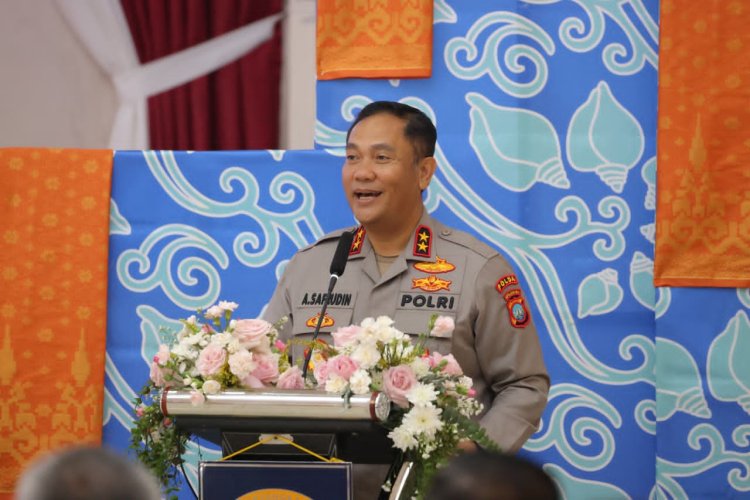 POLDA KEPRI GELAR HARI PUNCAK HKGB KE-73 DAN TATAP MUKA IBU ASUH POLWAN