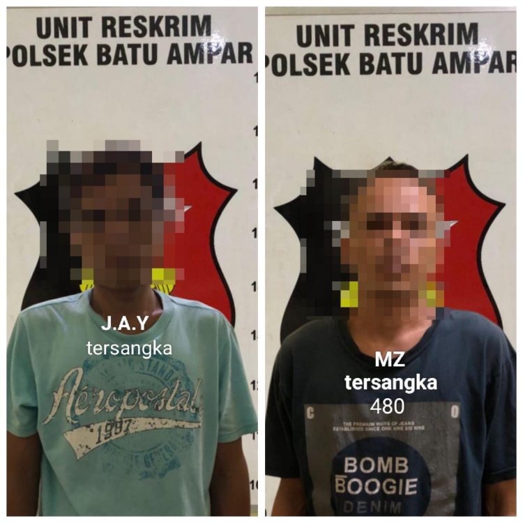 Polsek Batu Ampar Ungkap Kasus Curanmor, Pelaku dan Penadah Ditangkap