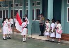 Bhabinkamtibmas Lubuk Baja Kota Jadi Pembina Upacara dan Beri Edukasi Anti-Bullying di SMK Advent