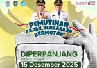 Pemprov Kepri Perpanjang Program Pemutihan Pajak Kendaraan Bermotor hingga 15 Desember 2025