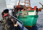 Gelar Patroli Gabungan, Lanal Batam Berhasil Amankan Kapal Ikan Asing Berbendera Vietnam