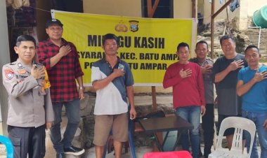 Polsek Batu Ampar Gelar Minggu Kasih Kamtibmas di Komplek Roma Sumatera Sei Jodoh