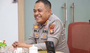 Polresta Barelang, Kedatangan Tamu Oleh PWI Silahturahmi Perkuat Sinergi Tangkal Hoax