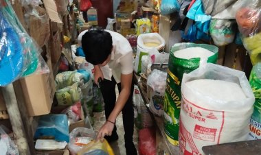 Satgas Pangan Polresta Barelang Lakukan Pengecekan Komoditi di Pasar Tos 3000 Jodoh