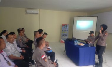 Sidokkes Polresta Barelang Gelar Penyuluhan Kesehatan Kepada Personel Polsek Batam Kota