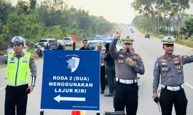 Satlantas Polresta Barelang Gelar Kanalisasi Pagi dan Sore di Jalan Jenderal Sudirman, Arus Lalin Lancar dan Kondusif