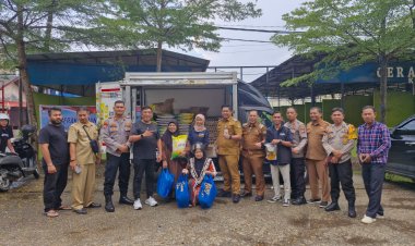 Polsek Batu Ampar Bersama Bulog Gelar Gerakan Pangan Murah Untuk Jaga Stabilitas Harga Di Batam