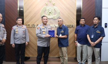 KAPOLDA KEPRI TERIMA KUNJUNGAN SILATURAHMI BULOG WILAYAH RIAU-KEPRI, PASTIKAN DISTRIBUSI PANGAN DI WILAYAH KEPRI LANCAR