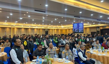 Kapolresta Barelang Hadiri Silaturahmi dan Deklarasi Kamtibmas Komunitas Pengemudi Online Se-Provinsi Kepri