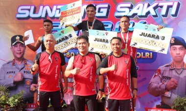 POLDA KEPRI GELAR SUNDANG SAKTI FUN RUN DALAM RANGKA HUT KE-80 KORPS BRIMOB POLRI