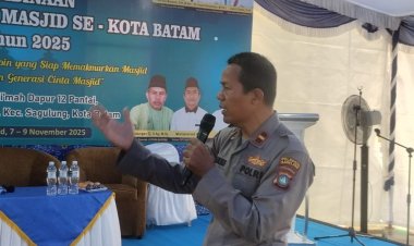Sat Binmas Polresta Barelang Hadir Berikan Penyuluhan Humanis Kepada Remaja Masjid Se-Kota Batam