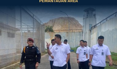 Ka. KPR Rutan Batam Lakukan Kontrol Keliling untuk Pastikan Stabilitas Keamanan