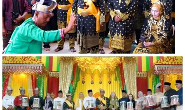 LAM Kepri Anugerahkan Gelar Datok Seri Diwangsa Wira Perdana kepada Ketua MPR RI, Amsakar–Li Claudia Sampaikan Tahniah