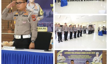 POLDA KEPRI GELAR LATIHAN PRA OPERASI ZEBRA SELIGI 2025