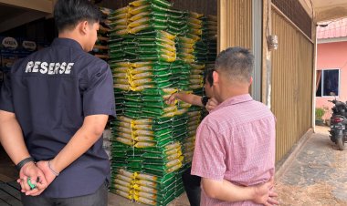 Satgas Pangan Polresta Barelang Cek Harga Beras di Toko Selamat Datang Punggur, Tidak Temukan Pelanggaran HET